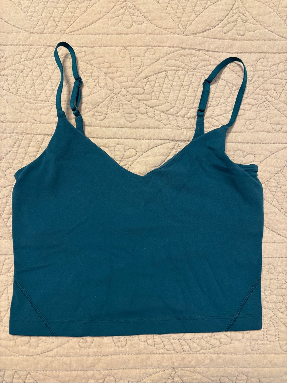Lululemon Align Cropped Cami Tank Top in Teal